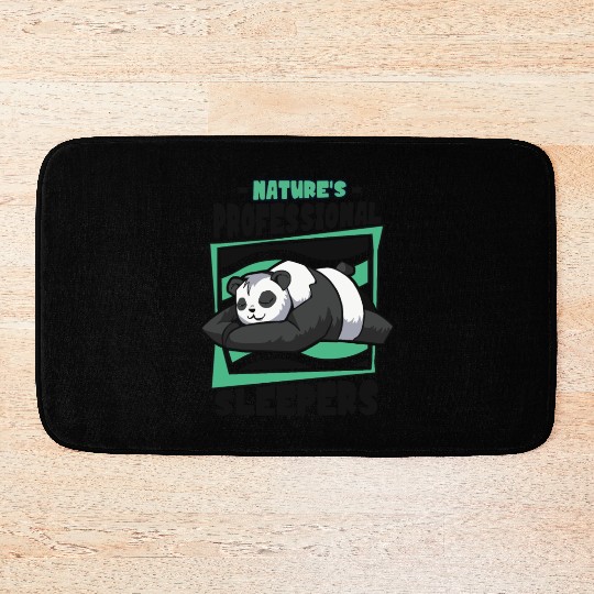 Nature's Professional Sleepers Panda Bear Friend Bath Mats