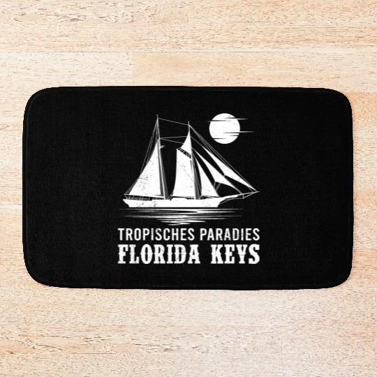 Florida TROPICAL PARADISE KEY-WEST COAST Bath Mats