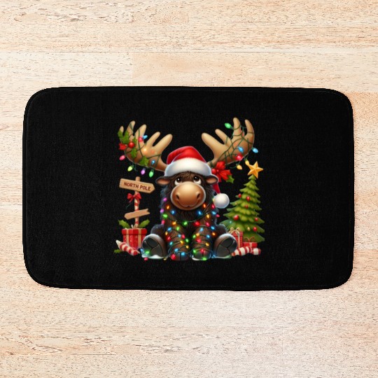 North Pole Readers Bath Mats
