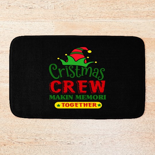 CHRISTMAS CREW Bath Mats
