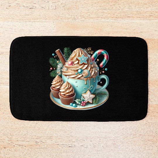 Christmas ice cream, Coquette Chistmas Bath Mats