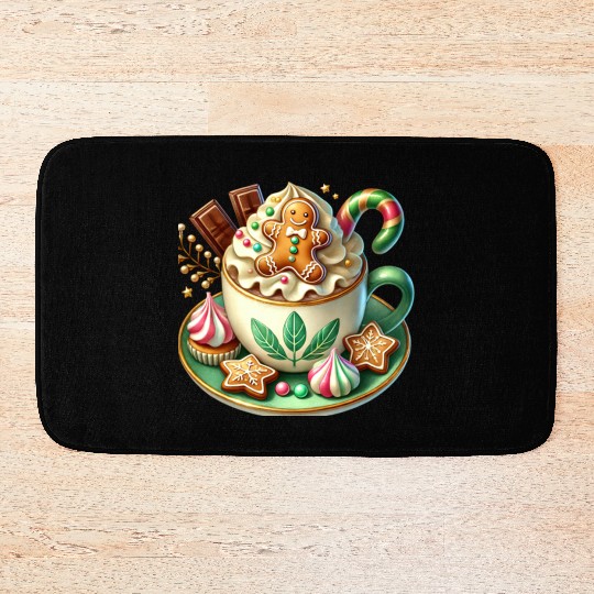 Christmas ice cream, Coquette Chistmas Bath Mats