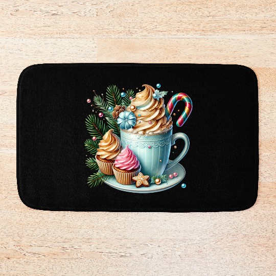 Christmas ice cream, Coquette Chistmas Bath Mats