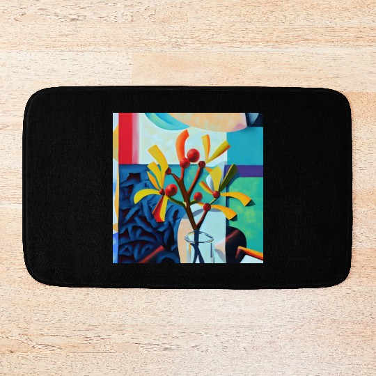 Everyday mistletoe Bath Mats