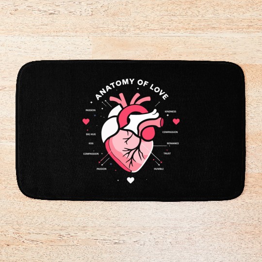 ANATOMY OF LOVE Bath Mats