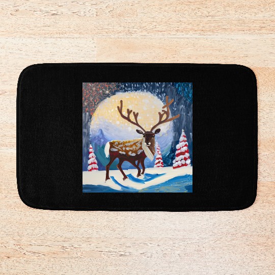 Christmas raider Bath Mats