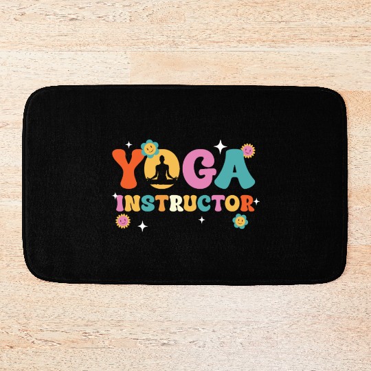 Yoga Instructor Meditation Bliss Bath Mats