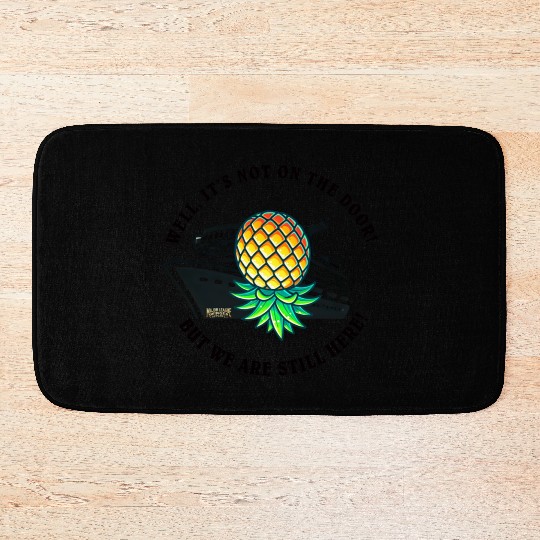 Cruising Pineapple Rebels Bath Mats