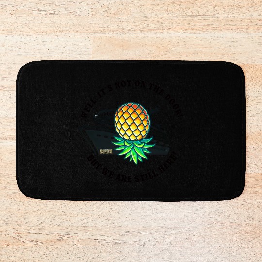 Cruising Pineapple Rebels Bath Mats