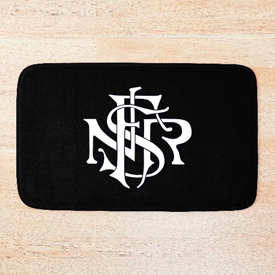 Our Lady of the Rosary of Fátima - NSRF monogram Bath Mats