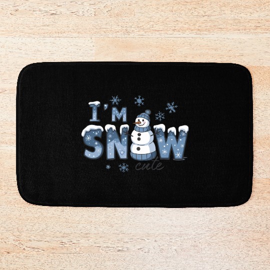 Snowman Christmas, Merry Christmas Bath Mats