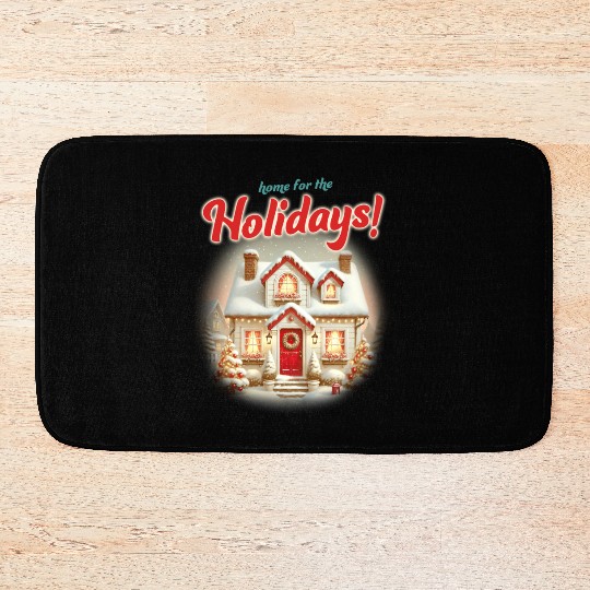 Home for the Holidays Bath Mats