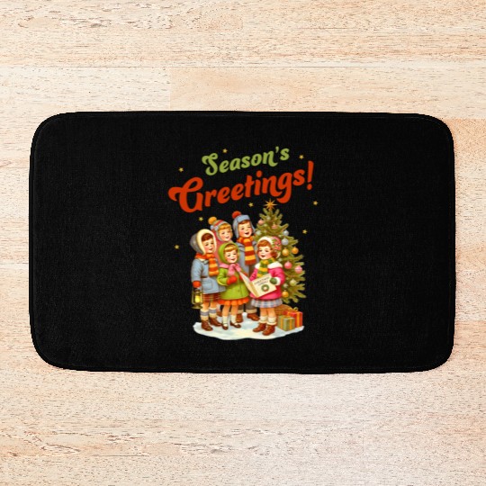 Seasons Greetings Bath Mats