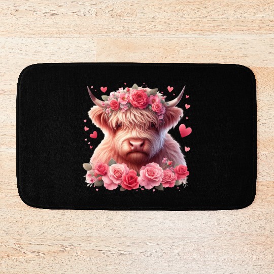 Valentines Retro Bath Mats