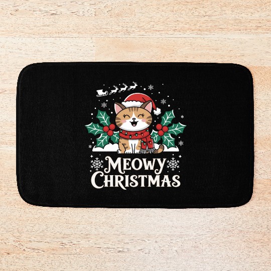 Christmas day Bath Mats