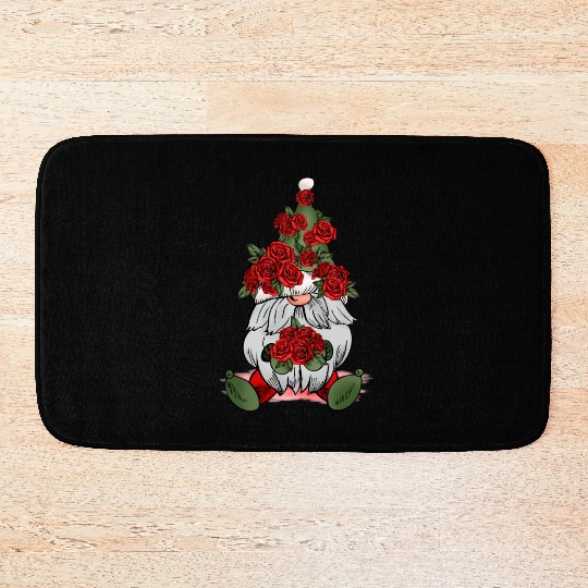 Gnomes Valentines Revelin, Valentines Retro Bath Mats