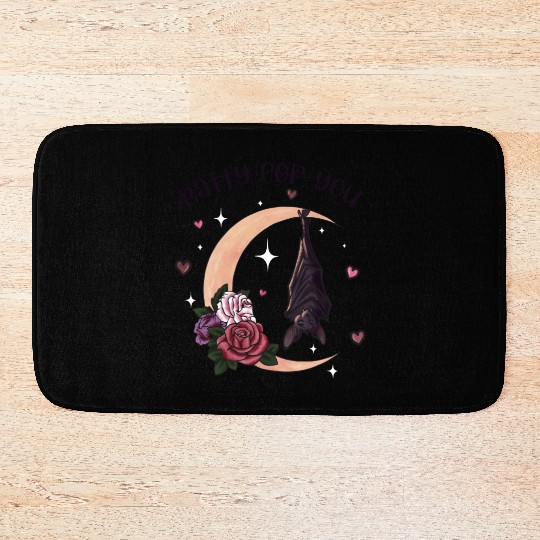 Batty For You, Valentine Retro Bath Mats