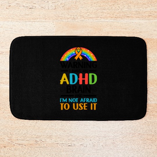 Autism Awareness Neurodivergent ADHD Bath Mats