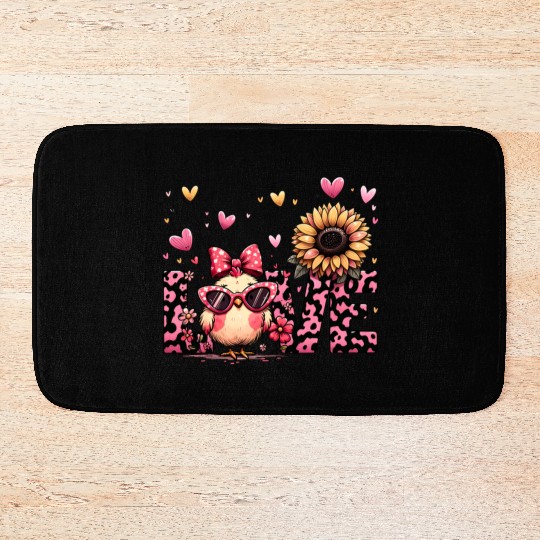 Valentine Retro, Happy Valentines Day Bath Mats