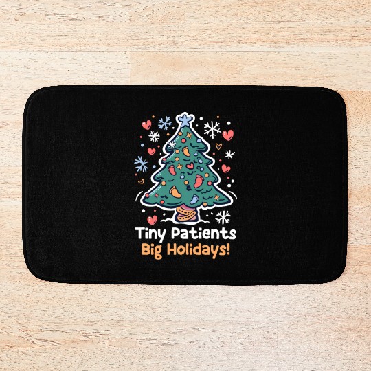NICU Christmas Tiny Patients, Big Holidays! Bath Mats