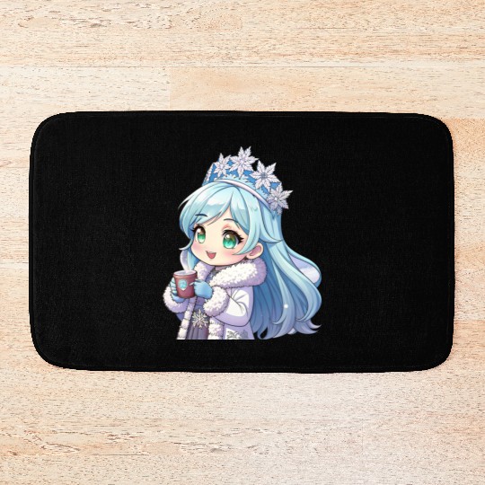 Snow Much Fun Winter Wonderland Girl Bath Mats Gift