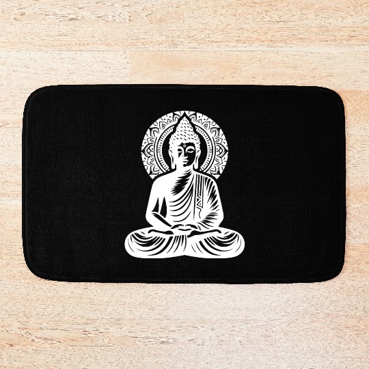 Buddha Yoga Deep Meditation And Calm Centering Bath Mats
