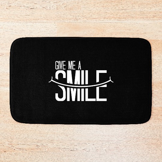 Smile white Bath Mats