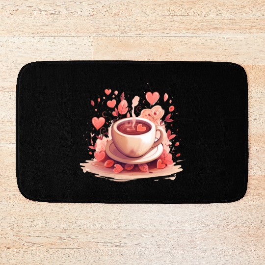 Valentines Day, Valentine Retro Bath Mats