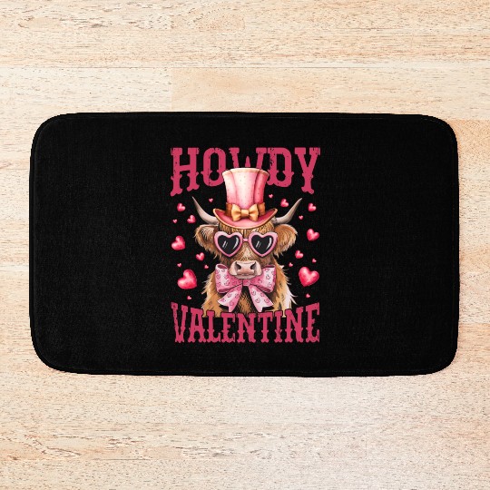 Howdy Valentine Bath Mats