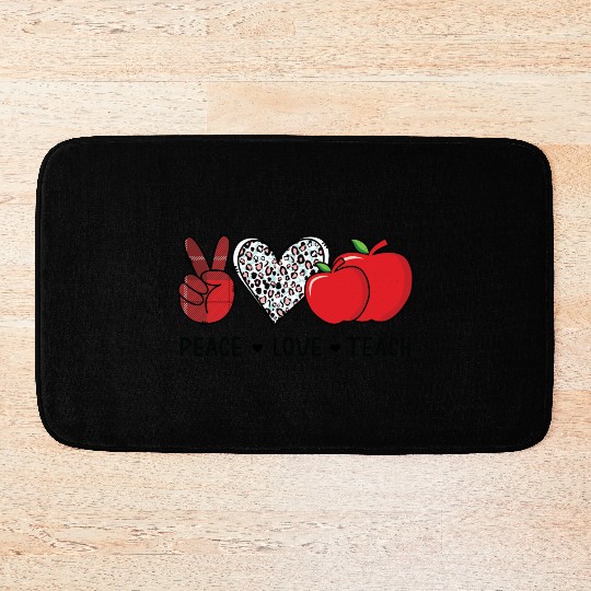 Valentines Cute, Valentine Retro Bath Mats