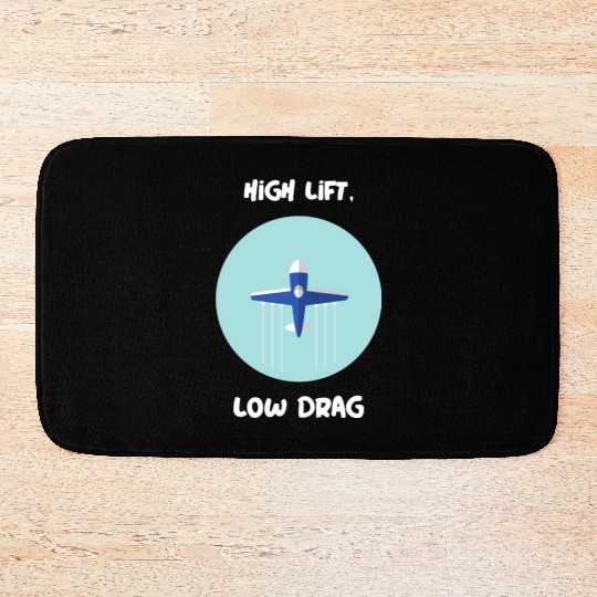 High Lift, Low Drag Aeronautic Engineer Bath Mats