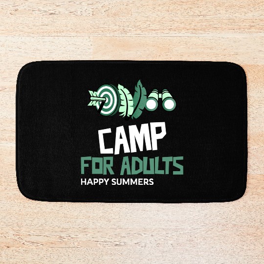 Camp for adults Bath Mats