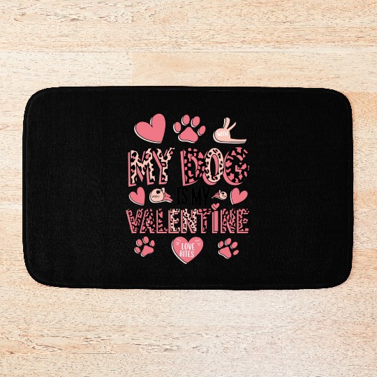 Valentines, Valentines Day, Retro Valentine Bath Mats