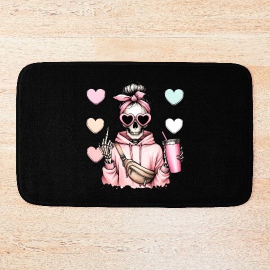Valentines Day, Valentine Retro Bath Mats