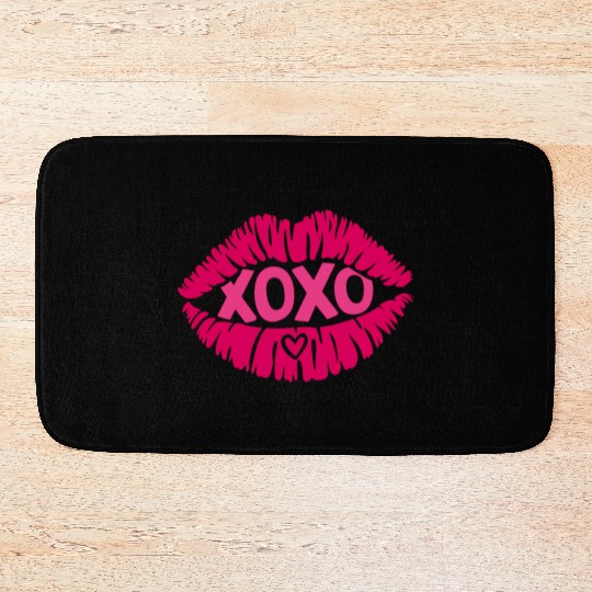 XOXO Valentine Sublimation Bath Mats