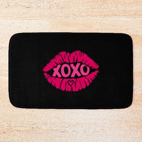 XOXO Valentine Sublimation Bath Mats