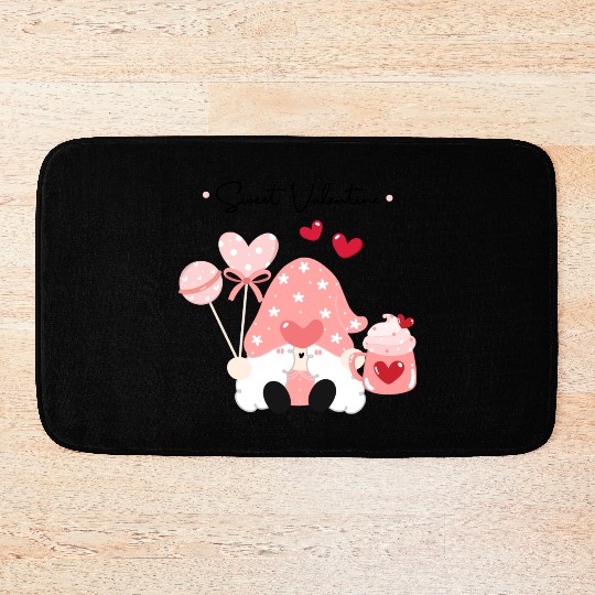 Valentines Day, Valentine Retro Bath Mats
