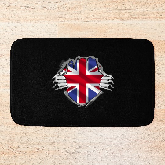 Union Jack Ripped Style UK Pride Bath Mats