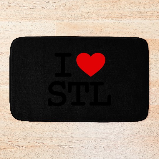 I Love St. Louis Bath Mats