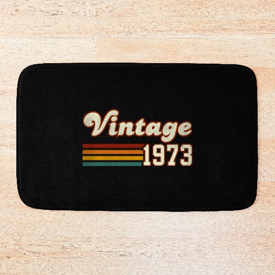 52nd Birthday Gift - Vintage 1973 Bath Mats