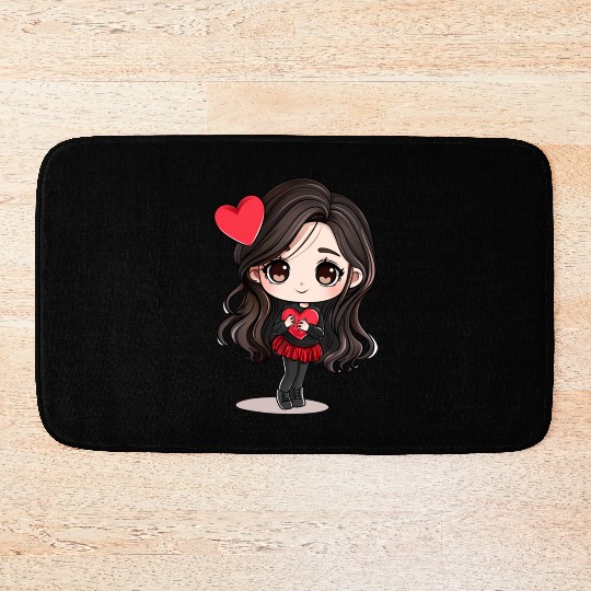 Valentines Day, Retro Valentine, Coquete Valentine Bath Mats