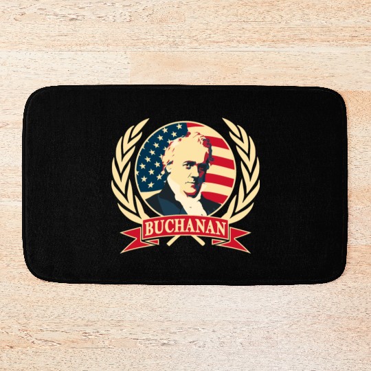 President James Buchanan Bath Mats