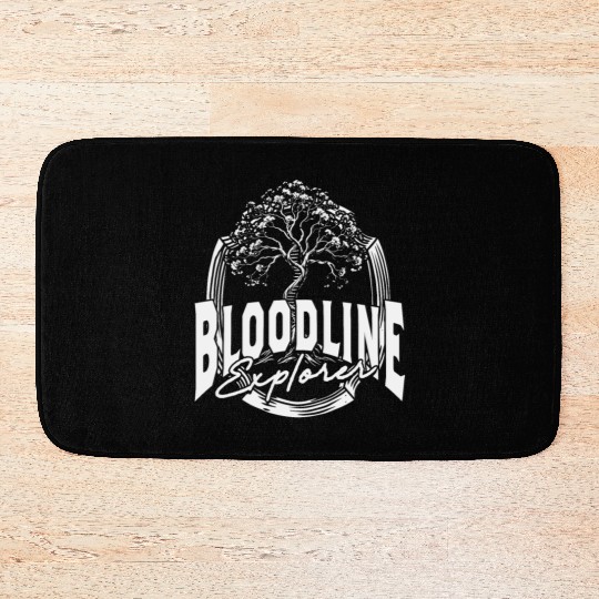 Genealogy Genealogist Bloodline Explorer Bath Mats