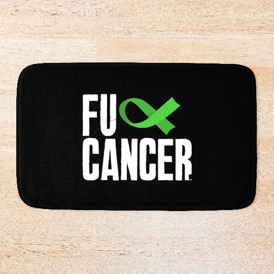 Non-Hodgkin Lymphoma Awareness Fuck Cancer Bath Mats