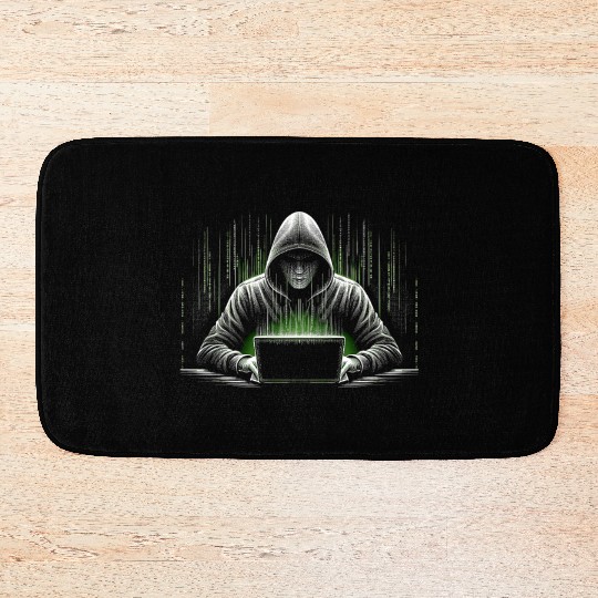 Hacker Programmer Computer Science Bath Mats