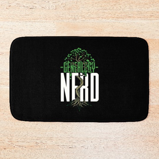 Genealogy Nerd Genealogist Ancestry Bath Mats