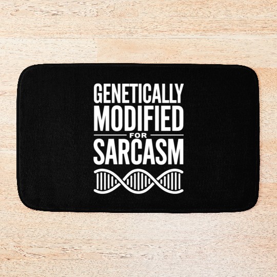 Sarcastic Genealogy DNA Test Genetics Biologist Bath Mats
