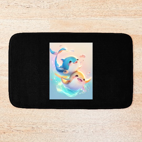 Happy birthday bevels tuna Bath Mats