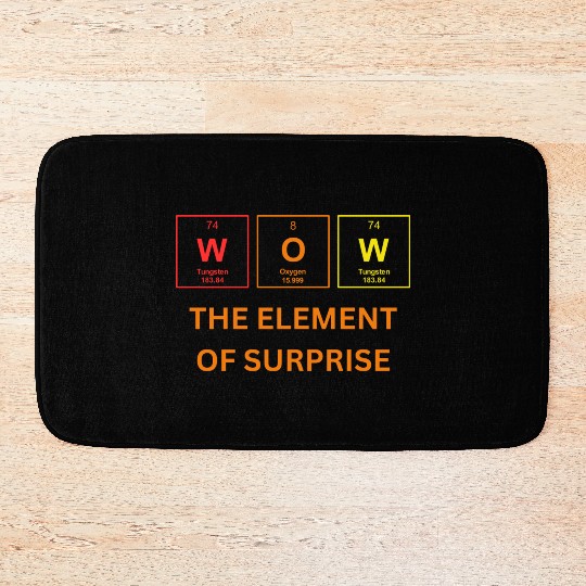 THE ELEMENT OF SURPRISE Bath Mats