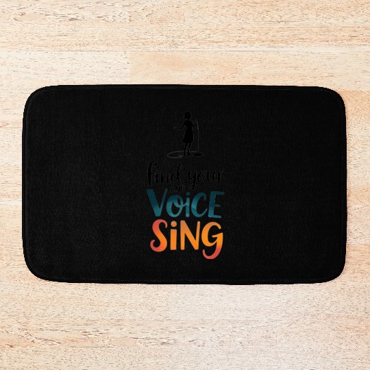 Sing Your Heart Out Bath Mats
